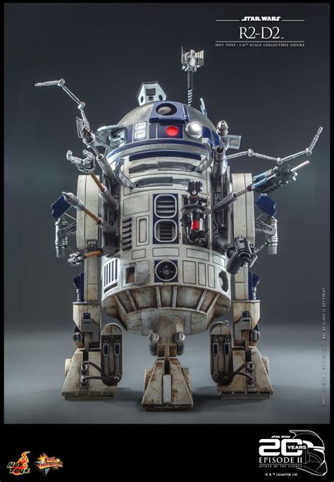 Hot Toys星際大戰二部曲複製人全面進攻R D 比例收藏級人偶 豐富可玩性與精密機構兼具