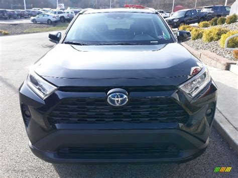 2020 Midnight Black Metallic Toyota RAV4 XLE AWD Hybrid 136442003