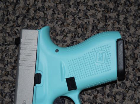 Glock In Acp Finished In Robin Egg Blue