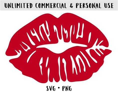 Kiss Svg Lips Svg For Cricut Kiss Png Lips Png Kissy Lips Etsy