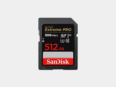 Memory Cards Accessories SanDisk 512GB Extreme PRO UHS II SDXC