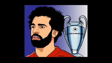 Cartoon Drawing Mohamed Salah / ️ Play69 - Mohamed Salah @mosalah # ...