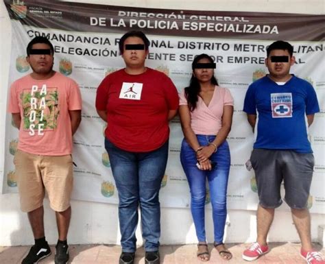 Detiene SSPM A Cuatro Sujetos Por Asaltos A Oxxo Y Fraudes Con Tarjetas