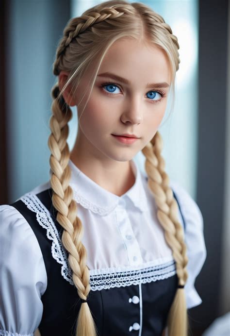 Innocent Blonde Maid Stable Diffusion Online