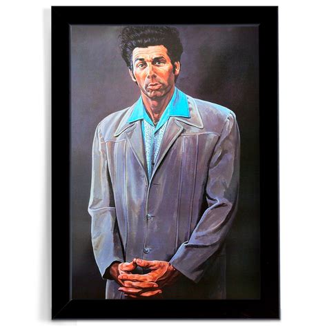 Quadro Moldura A3 A4 Seinfeld Cosmo Kramer Shopee Brasil