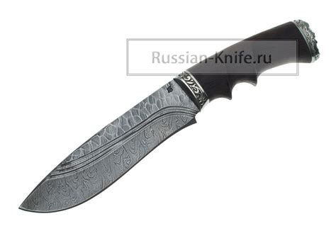 - Нож Волк-1 (дамасская сталь - ручная ковка) - Ножи разделочные ...