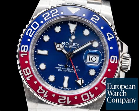 Rolex Blro Gmt Master Ii Ceramic Pepsi K Wg Dial