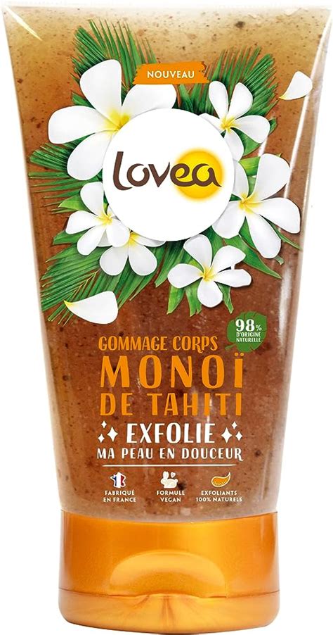 Lovea Gommage Corps Mono De Tahiti Exfolie Lisse Adoucit