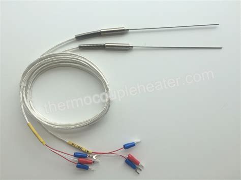 Ultra Fine 1 5mm Diameter Pt100 Stainless Steel Temperature Sensor With