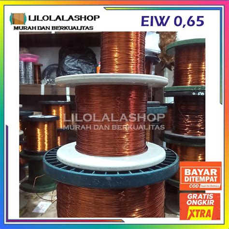 Jual KAWAT TEMBAGA EMAIL 0 65 EIW 0 65 0 65 Mm GULUNG DINAMO TRAFO