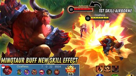 Minotaur Buff New Skill Effect Gameplay Mobile Legends Bang Bang