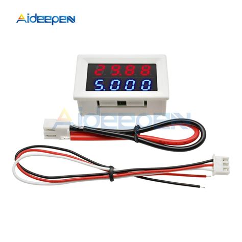 Mini Digital Voltmeter Ammeter Dc 100v 10a Panel Amp Volt Voltage Curr