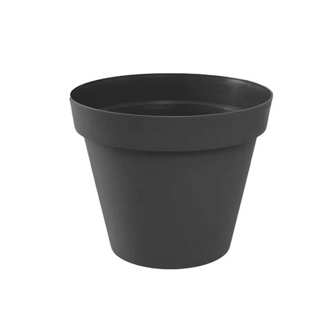 Pot Rond Toscane Xl X Cm L Prune Eda Plastique