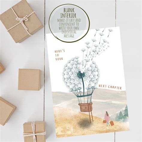 New Chapter Good Luck Printable Card, Best of Luck Card, New Job