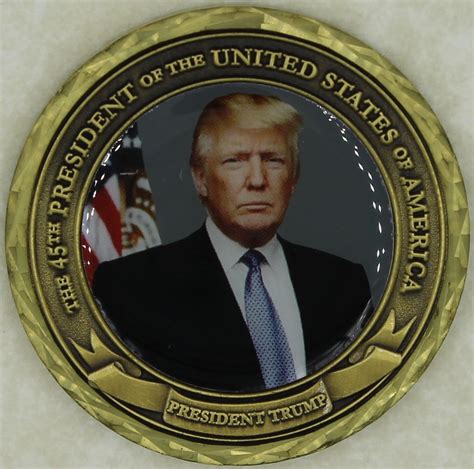 Presidential Inauguration Jan 20, 2017 Donald Trump Challenge Coin ...