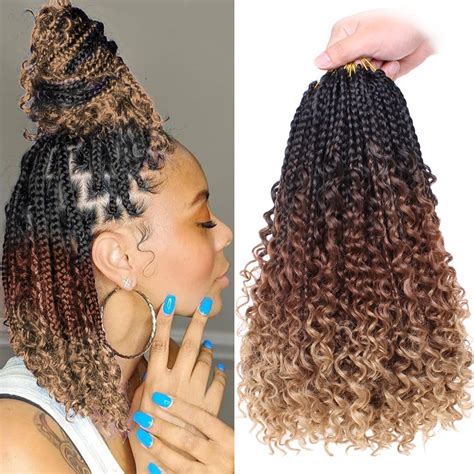 Buy Beverlee Goddess Box Braids Crochet Hair Inch Boho Box Braids