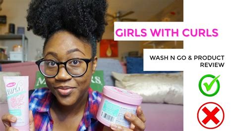 Girls With Curls Wash N Go Gelee And Defining Cream Review Youtube