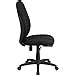 Amazon Flash Furniture High Back Black Fabric Ergonomic Swivel