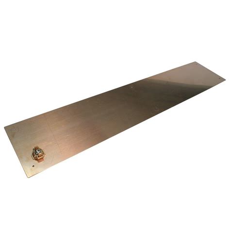 Eritech 75 In X 385 In Copper Grounding Plate Ugp738p5 The Home Depot