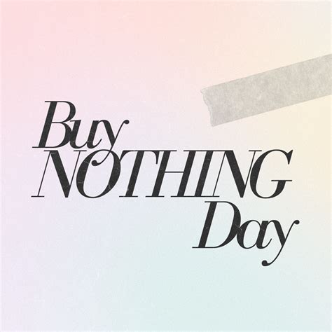 What Is Buy Nothing Day Synergetic Press