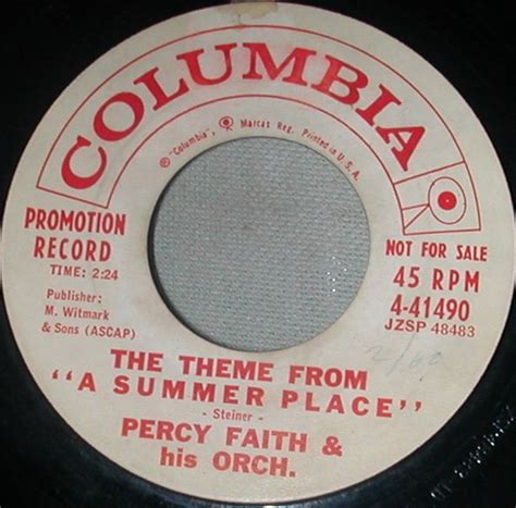 percy faith  orch  theme   summer place   po