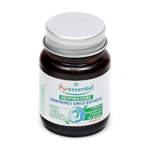 Puressentiel Respiratoire Comprimés Sinus Express Nez bouché