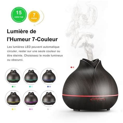 400ml Diffuseur D Huile Essentielle Humidificateur Ultrasonique