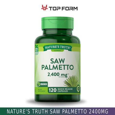 Nature S Truth Saw Palmetto Mg Caps Lazada Ph