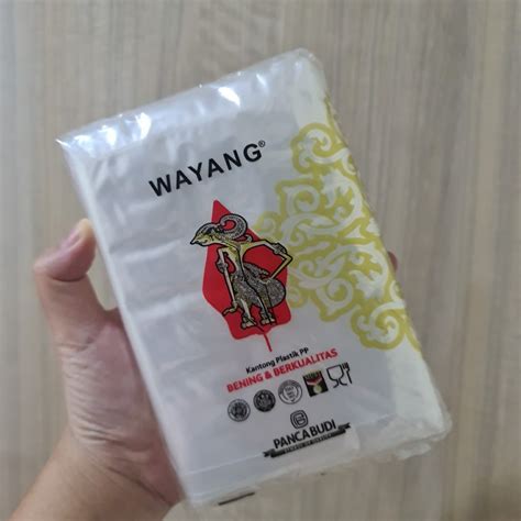 Jual Plastik Pp Bening Wayang Uk X Cm Kantong Kemasan Kue Isi