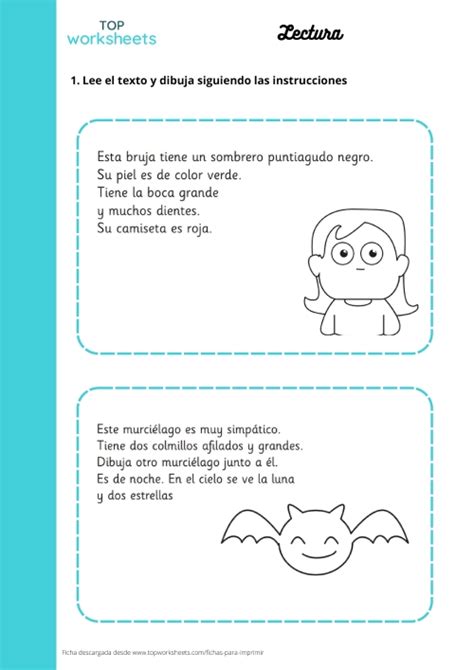 Lee Y Colorea Ficha Para Imprimir TopWorksheets