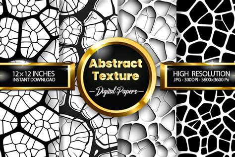 Abstract Texture Digital Papers - 04 Variations (4691431)