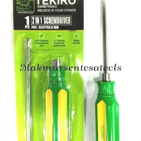 Jual Obeng 2 Arah Two Way Screwdriver Tekiro Shopee Indonesia