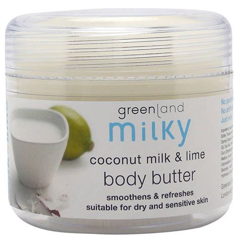 Крем «Кокосовое Молочко-Лайм» Greenland Milky body butter coconut milk ...