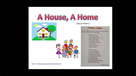 A House A Home Class 6 Poem 1 English Line By Line Explanation Summary