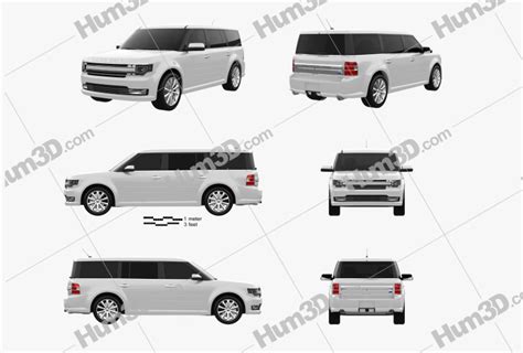 Ford Flex 2015 Blueprint Template