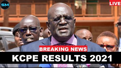 Breaking News Kcpe Results Cs Magoha Today Is Expected To Address