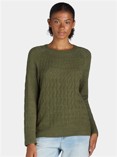 time  tru womens place cable pullover sweater size xs xxxl