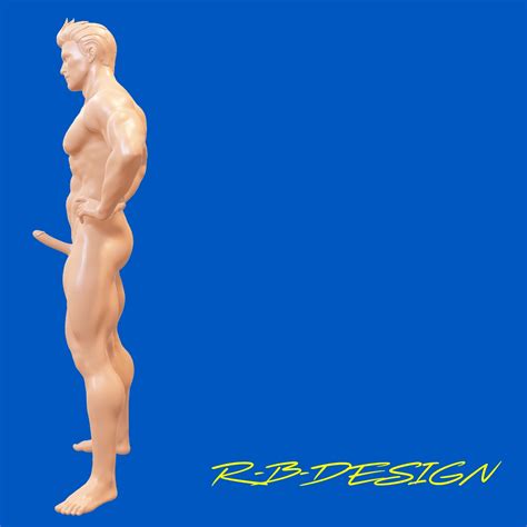 Archivo D X NUDE ULTRA REALISTA EROTICO SEXY MUSCULAR BOY MAN WITH LONG HARD DICK COCK AND