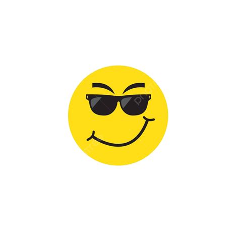 Emoji Sorriso Fundo Ilustração Caricatura Alegria Smilies Vetor Png