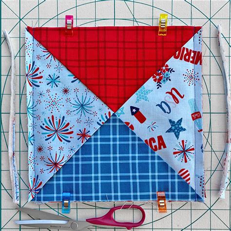 Nancy Zieman The Blog NEW Patriotic Folded Hot Pad Sewing Tutorial