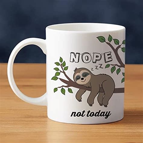 Amazon Decodyne Funny Sloth Coffee Mug Cute Sloth Gifts For