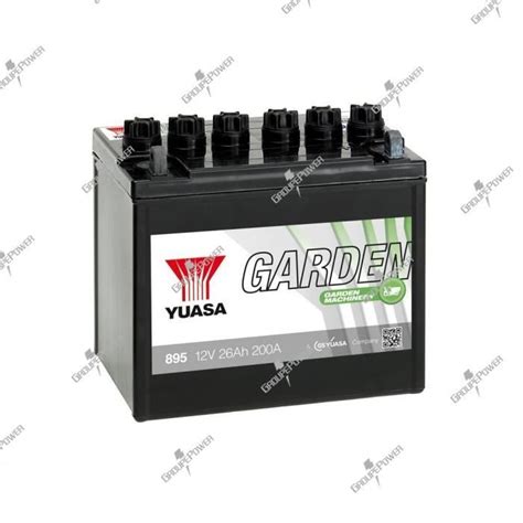 Batterie Tracteur Tondeuse 895 12V 26Ah 200A Yuasa Garden Cdiscount Auto