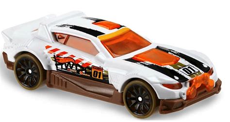 Carrinho Hot Wheels Rally Cat Branco E Laranja Mattel Toyshow Tudo De Marvel Dc Netflix Geek