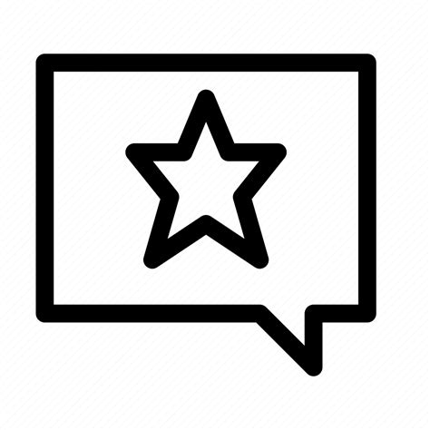 Chat Conversation Favorite Like Message Star Text Icon Download