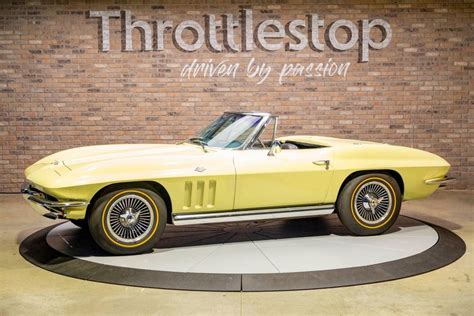 1965 Chevrolet Corvette Throttlestop Automotive And Motorcycle Consignment Dealer