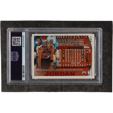 Michael Jordan Topps Psa Pristine Auction