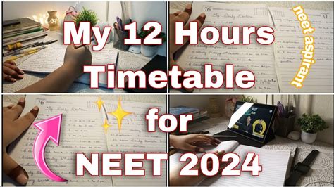 My Hours Timetable Or Daily Routine Neet Aspirant Study Vlog