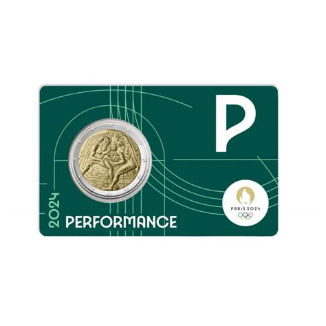 2 Euros Coincard BU France JO Paris 2024 Performance Philantologie