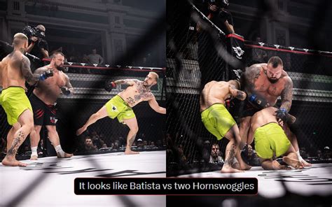 "That throw was wild" - Fans react as Eddie Hall wins 2v1 MMA fight by stunning double-TKO