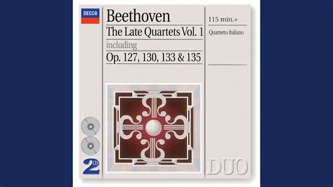 Beethoven String Quartet No 13 In B Flat Op 130 5 Cavatina